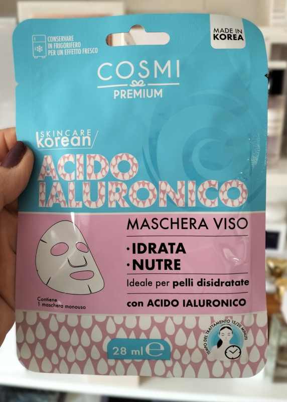 Mascarilla facial Koreana con Acido Hiáluronico