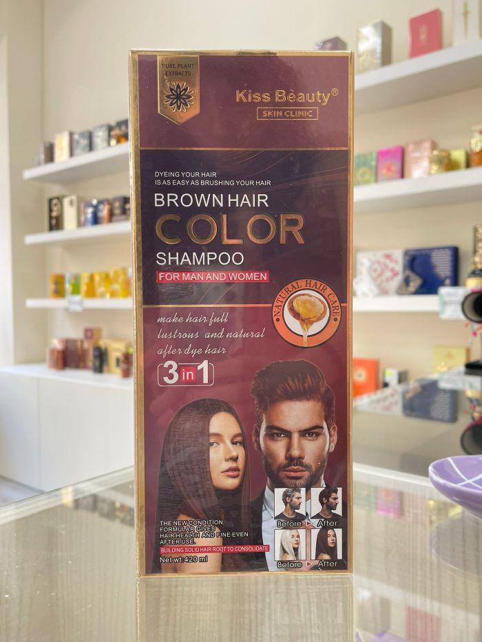 Brown HAIR COLOR, shampoo