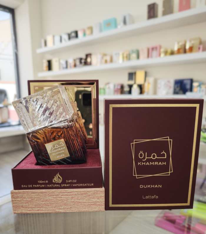 Khamrah Dukhan Lattafa Perfumes para Hombres