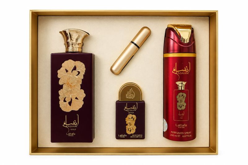 SET Perfume Ansaam Gold LATTAFA PRIDE