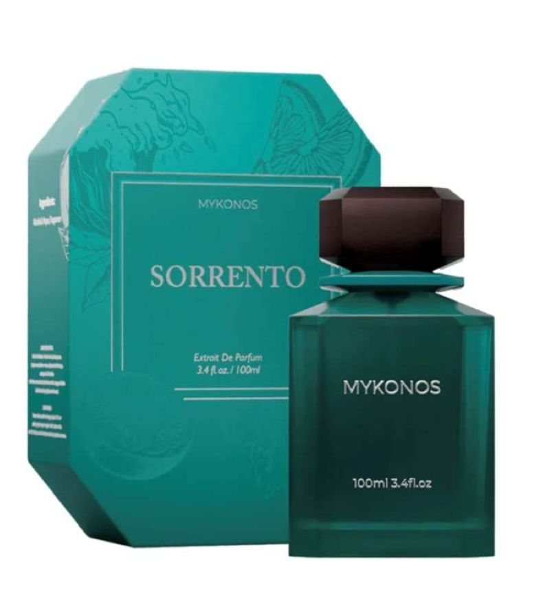 Mykonos Sorrento Extrait de Parfum 100 ml – Perfume Unisex Cítrico y Amaderado