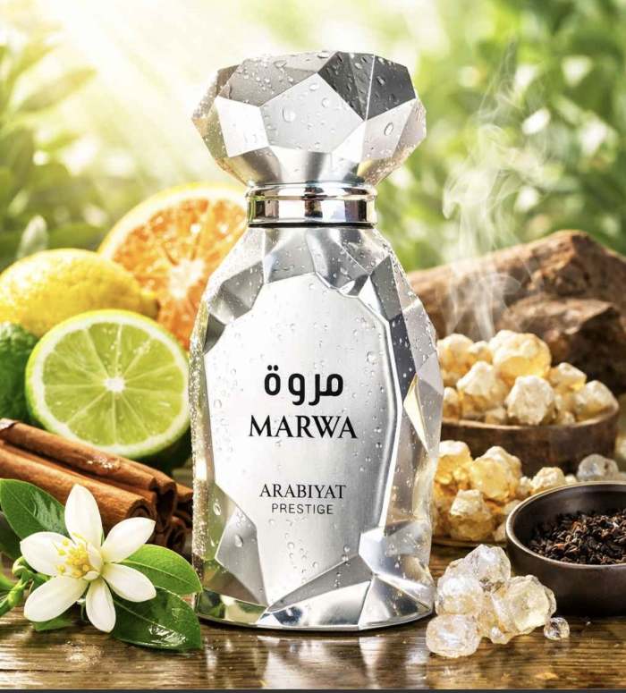 Arabiyat Prestige Marwa – Perfume Unisex Fresco, Especiado y Amaderado-100ML